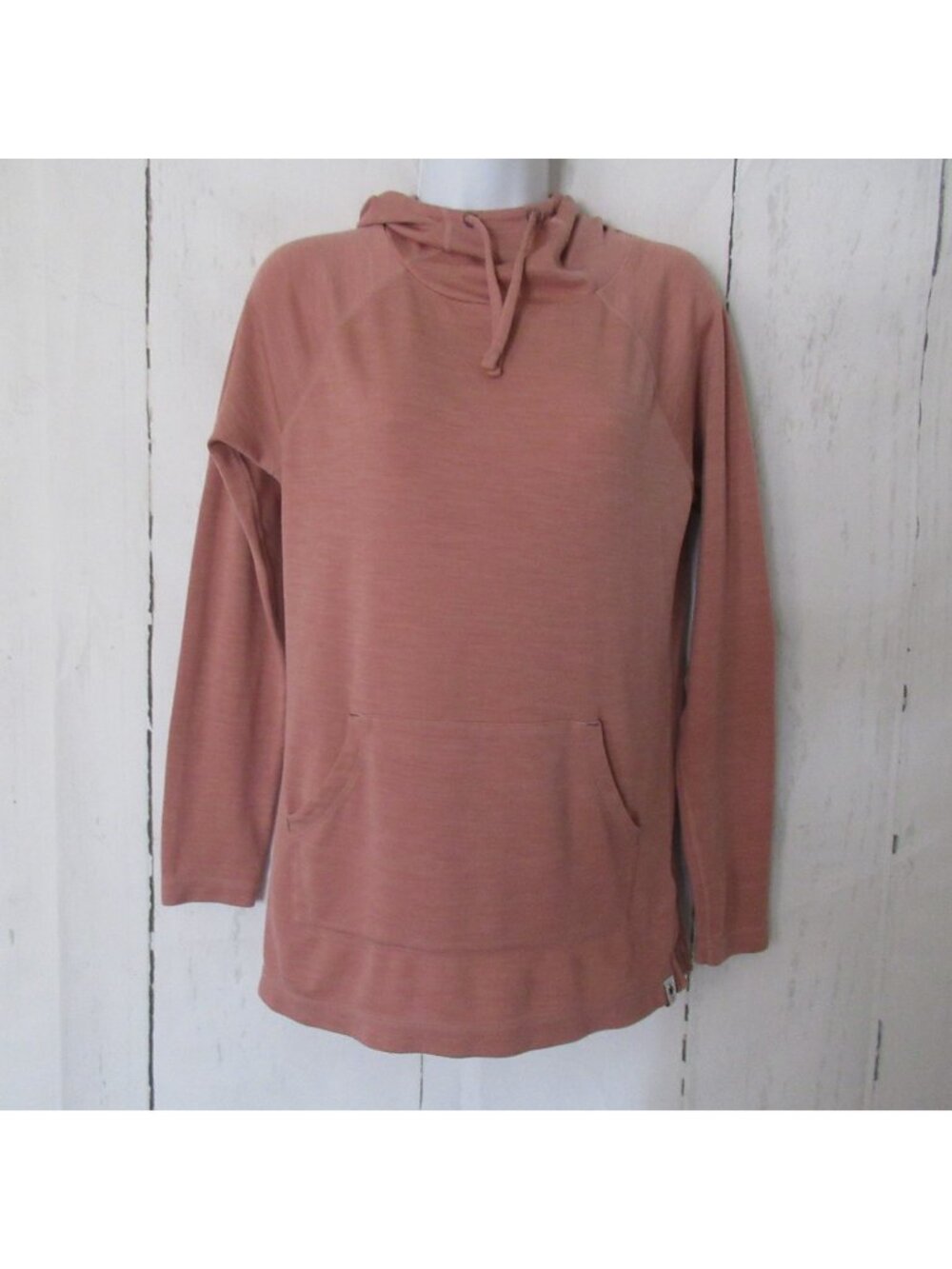 Smartwool Top S Small Pink Merino 250 Wool Hoodie Pullover